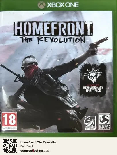 Homefront: The Revolution Xbox One, PAL box front