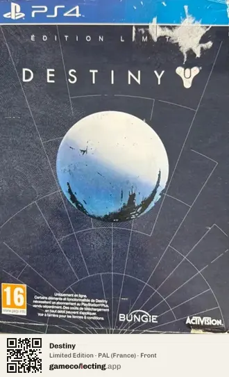 Destiny PlayStation 4, France box front