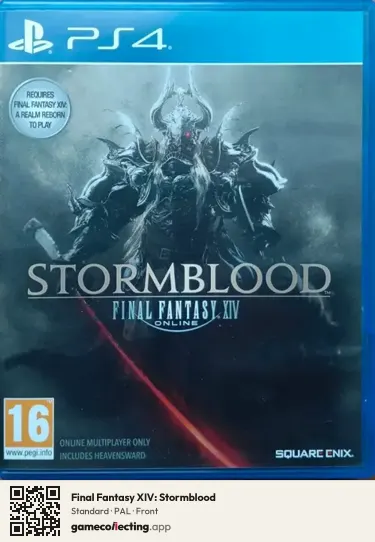 Final Fantasy XIV: Stormblood PlayStation 4, PAL box front