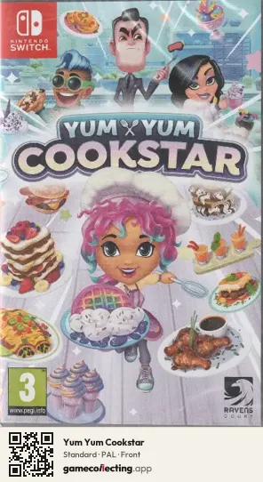 Yum Yum Cookstar Nintendo Switch, PAL box front
