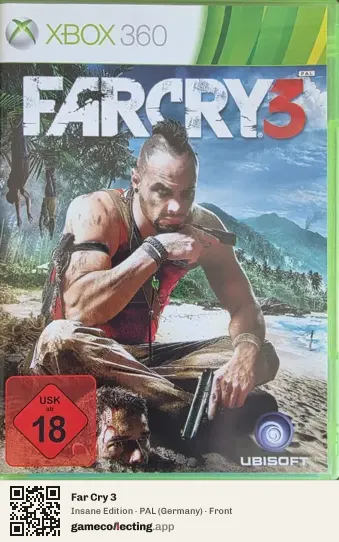 Far Cry 3 Xbox 360, Germany box front