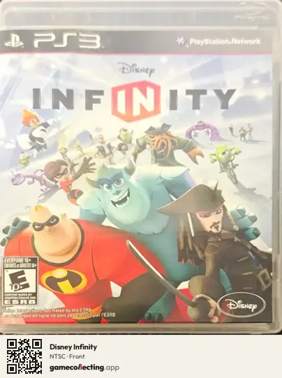 Disney Infinity PlayStation 3, NTSC box front