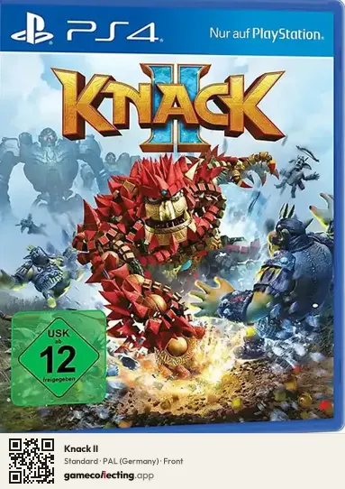 Knack II PlayStation 4, Germany box front