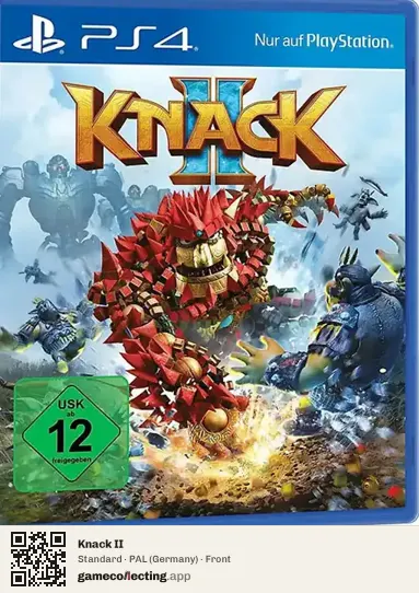 Knack II PlayStation 4, Germany box front