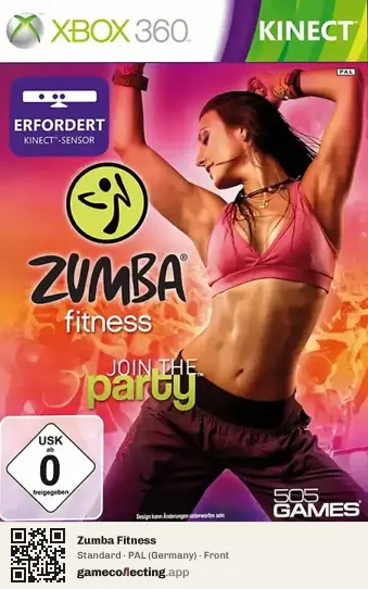 Zumba Fitness Xbox 360, Germany box front