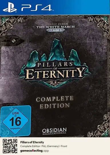 Pillars of Eternity PlayStation 4, Germany box front