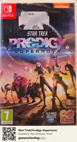 Star Trek Prodigy: Supernova Nintendo Switch, France box front