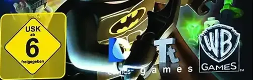 LEGO Batman 2: DC Super Heroes, the USK square on its front