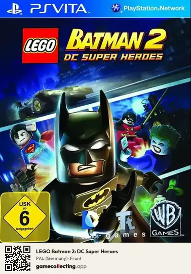 LEGO Batman 2: DC Super Heroes PlayStation Vita, Germany box front