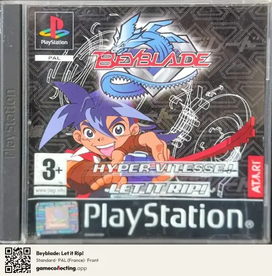 Beyblade: Let it Rip! PlayStation, France box front