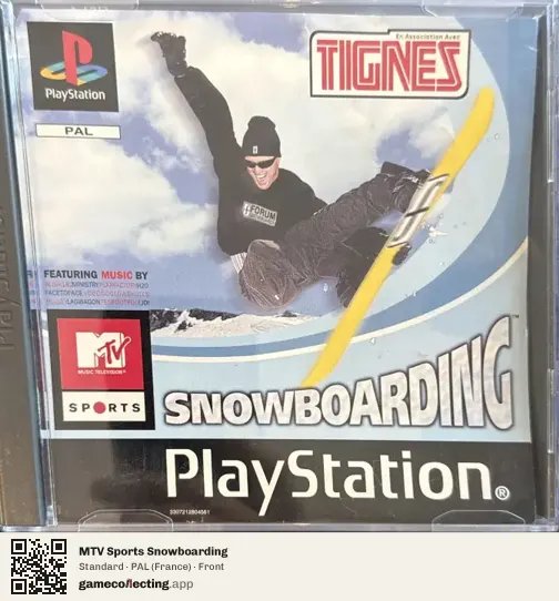 MTV Sports Snowboarding PlayStation, France box front