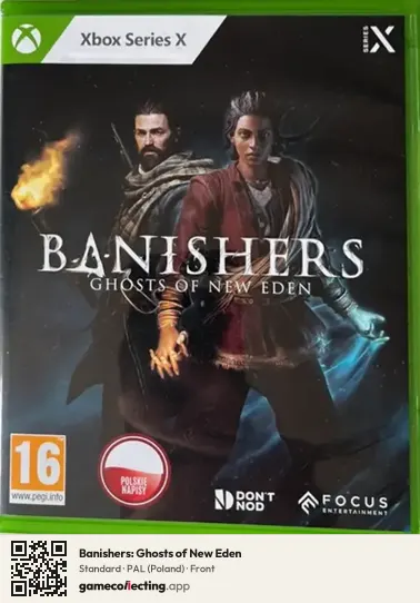 Banishers: Ghosts of New Eden Xbox Series X, Poland box front
