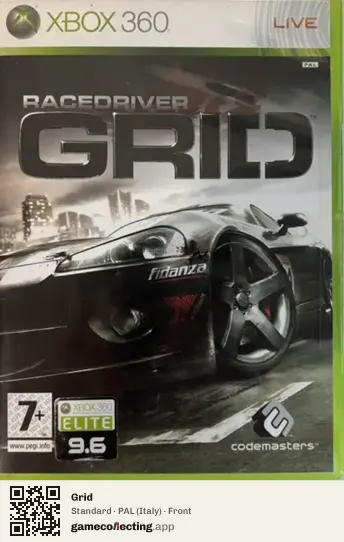 Grid Xbox 360, Italy box front