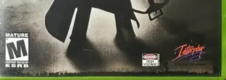 Hunter: The Reckoning, the ESRB box on its front