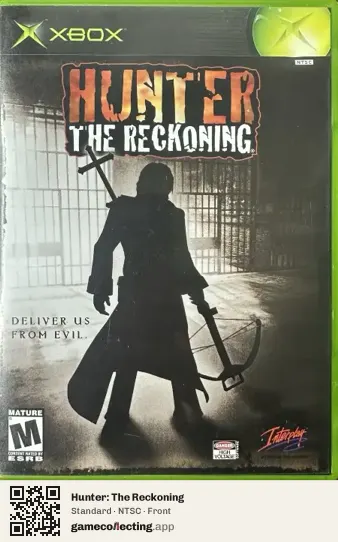 Hunter: The Reckoning Xbox, NTSC box front
