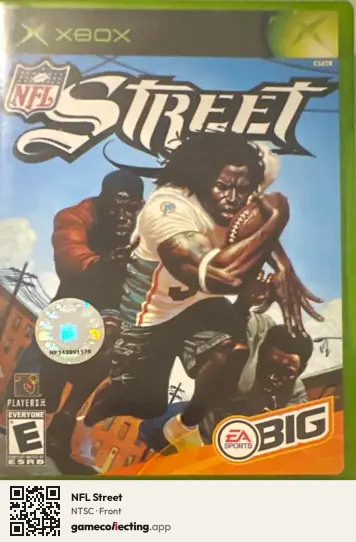 NFL Street Xbox, NTSC box front