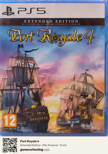 Port Royale 4 PlayStation 5, France box front