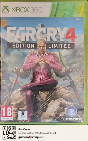 Far Cry 4 Xbox 360, France box front