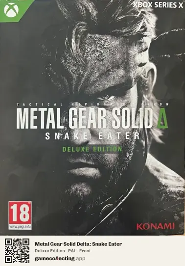 Metal Gear Solid Delta: Snake Eater Xbox Series X, PAL box front