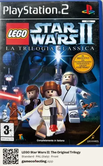 LEGO Star Wars II: The Original Trilogy PlayStation 2, Italy box front