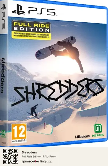 Shredders PlayStation 5, PAL box front