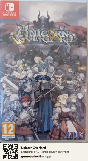 Unicorn Overlord Nintendo Switch, Nordic countries box front