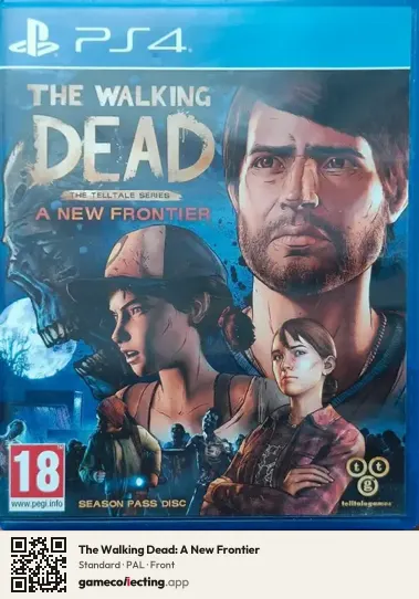 The Walking Dead: A New Frontier PlayStation 4, PAL box front