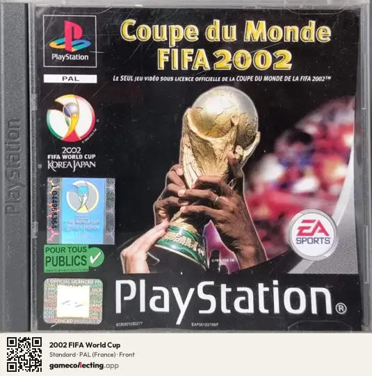 2002 FIFA World Cup PlayStation, France box front