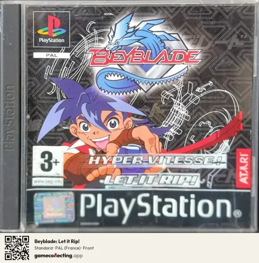 Beyblade: Let it Rip! PlayStation, France box front