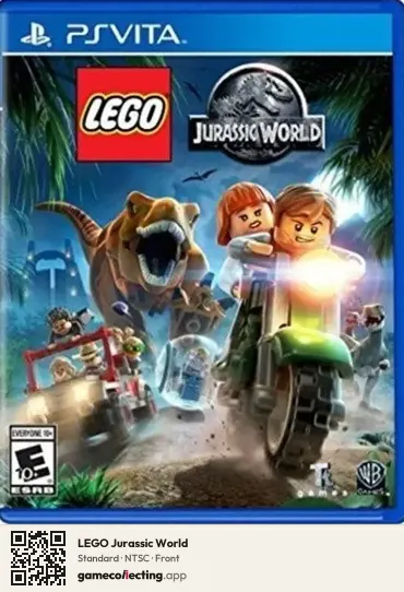 LEGO Jurassic World PlayStation Vita, NTSC box front