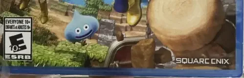 Dragon Quest Builders 2, the ESRB box on its front