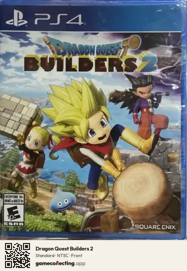 Dragon Quest Builders 2 PlayStation 4, NTSC box front