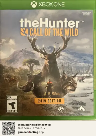theHunter: Call of the Wild Xbox One, NTSC box front