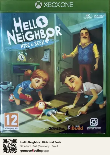 Hello Neighbor: Hide and Seek Xbox One, Germany box front
