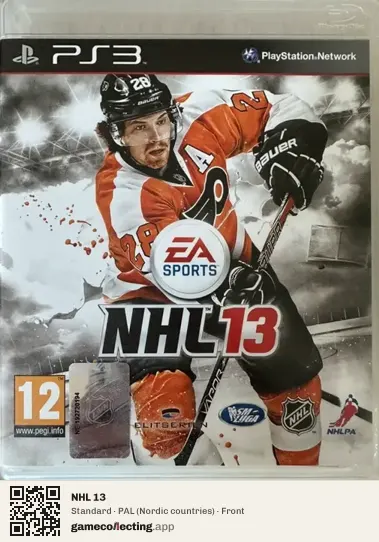 NHL 13 PlayStation 3, Nordic countries box front