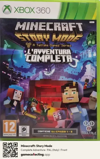 Minecraft: Story Mode Xbox 360, Italy box front
