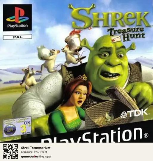 Shrek Treasure Hunt PlayStation, PAL box front