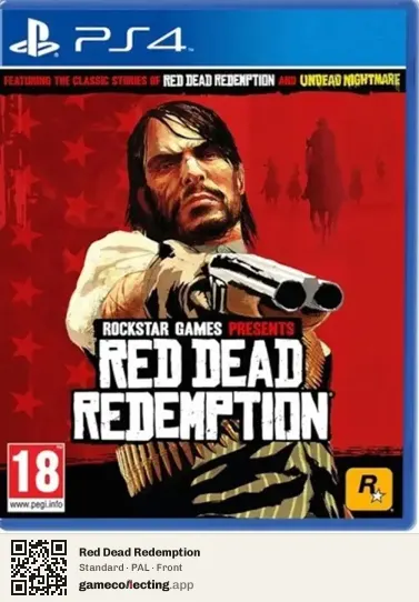 Red Dead Redemption PlayStation 4, PAL box front