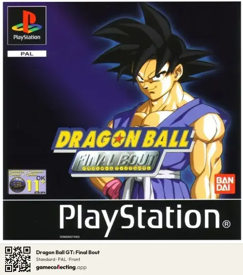 Dragon Ball GT: Final Bout PlayStation, PAL box front