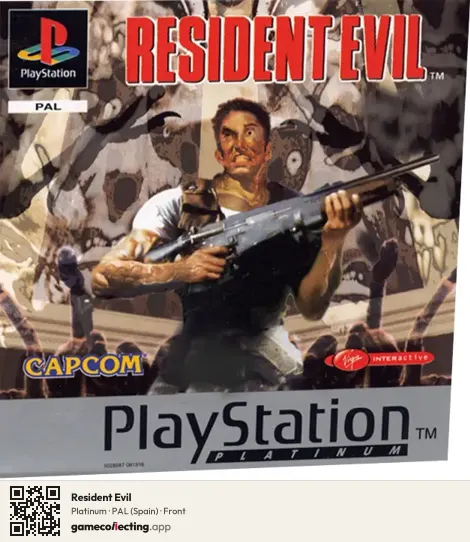 Resident Evil PlayStation, Spain box front