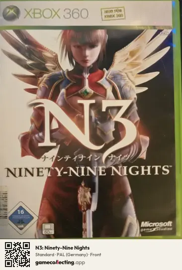 N3: Ninety-Nine Nights Xbox 360, Germany box front