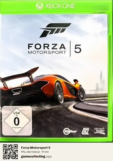 Forza Motorsport 5 Xbox One, Germany box front