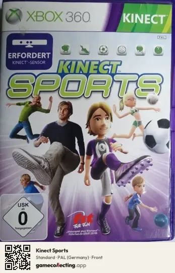 Kinect Sports Xbox 360, Germany box front