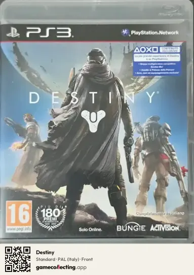 Destiny PlayStation 3, Italy box front
