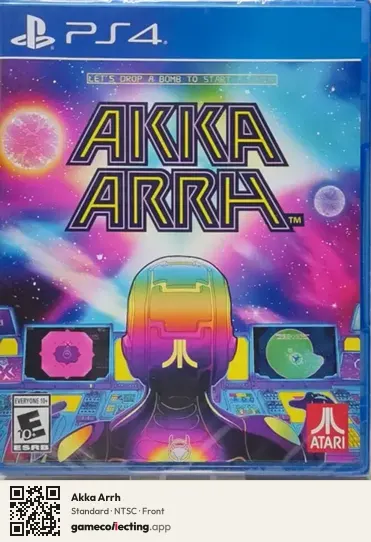 Akka Arrh PlayStation 4, NTSC box front