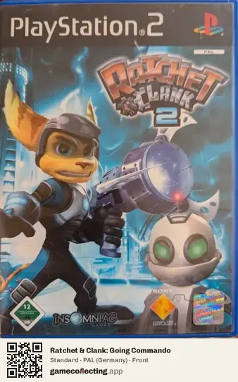 Ratchet & Clank: Going Commando PlayStation 2, Germany box front