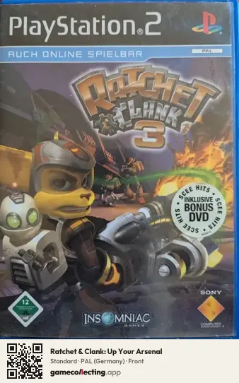 Ratchet & Clank: Up Your Arsenal PlayStation 2, Germany box front