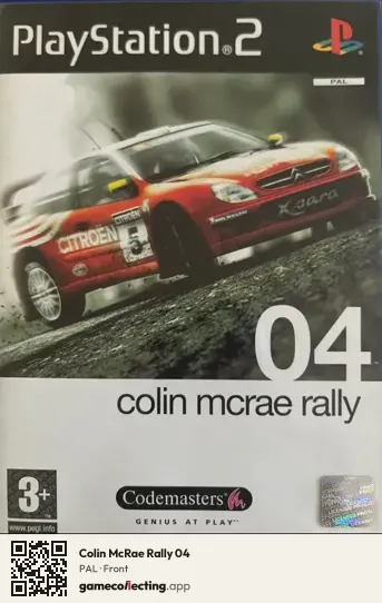 Colin McRae Rally 04 PlayStation 2, PAL box front