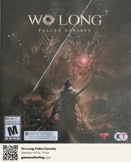Wo Long: Fallen Dynasty PlayStation 5, NTSC box front
