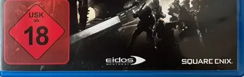 Deus Ex: Mankind Divided, the USK square on its front
